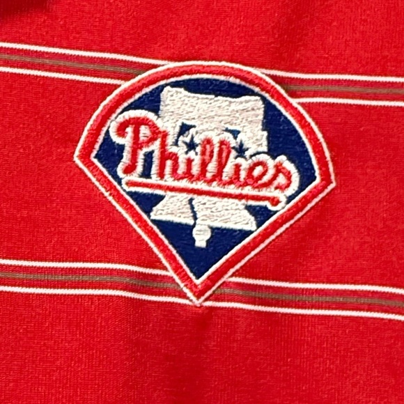 Phillies baseball polo size xl in Red - Picture 4 of 6